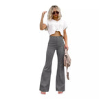 Women's High-Waisted Flared Jeans