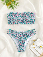 Women's Bandeau Bikini with Sophisticated Knot Design