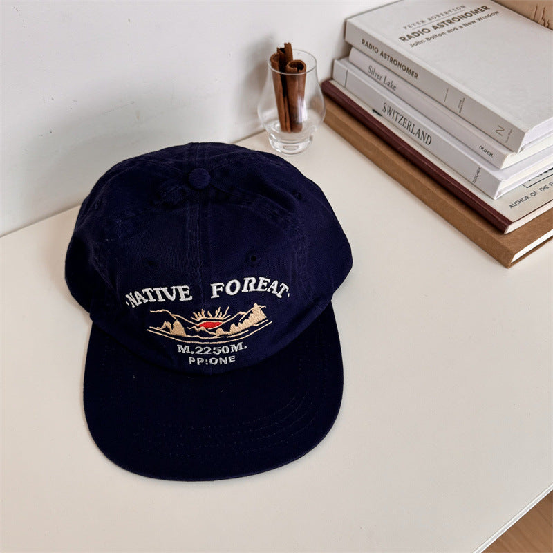 Men's Embroidered Outdoor Adventure Baseball Cap