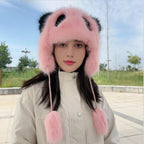 Cozy Panda Hat with Trendy Ears