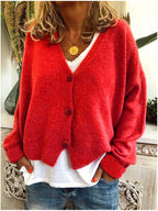 Oversized Cardigan with Button Details