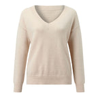 Women's Elegant V-Neck Sweater