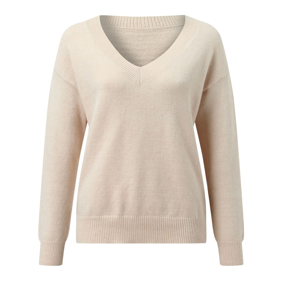 Women's Elegant V-Neck Sweater