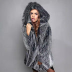 Women's Luxury Faux Fur Coat