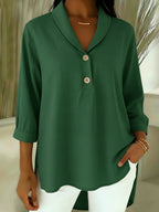 Elegant Shirt with Modern Collar and Button Details