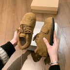 Women's Comfortable Fleece Sneakers with Plush Lining