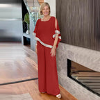 Women's Elegantly Cut Two-Piece Ensemble
