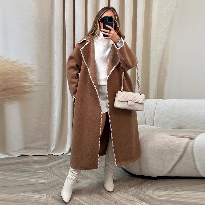 Elegant Boucle Coat