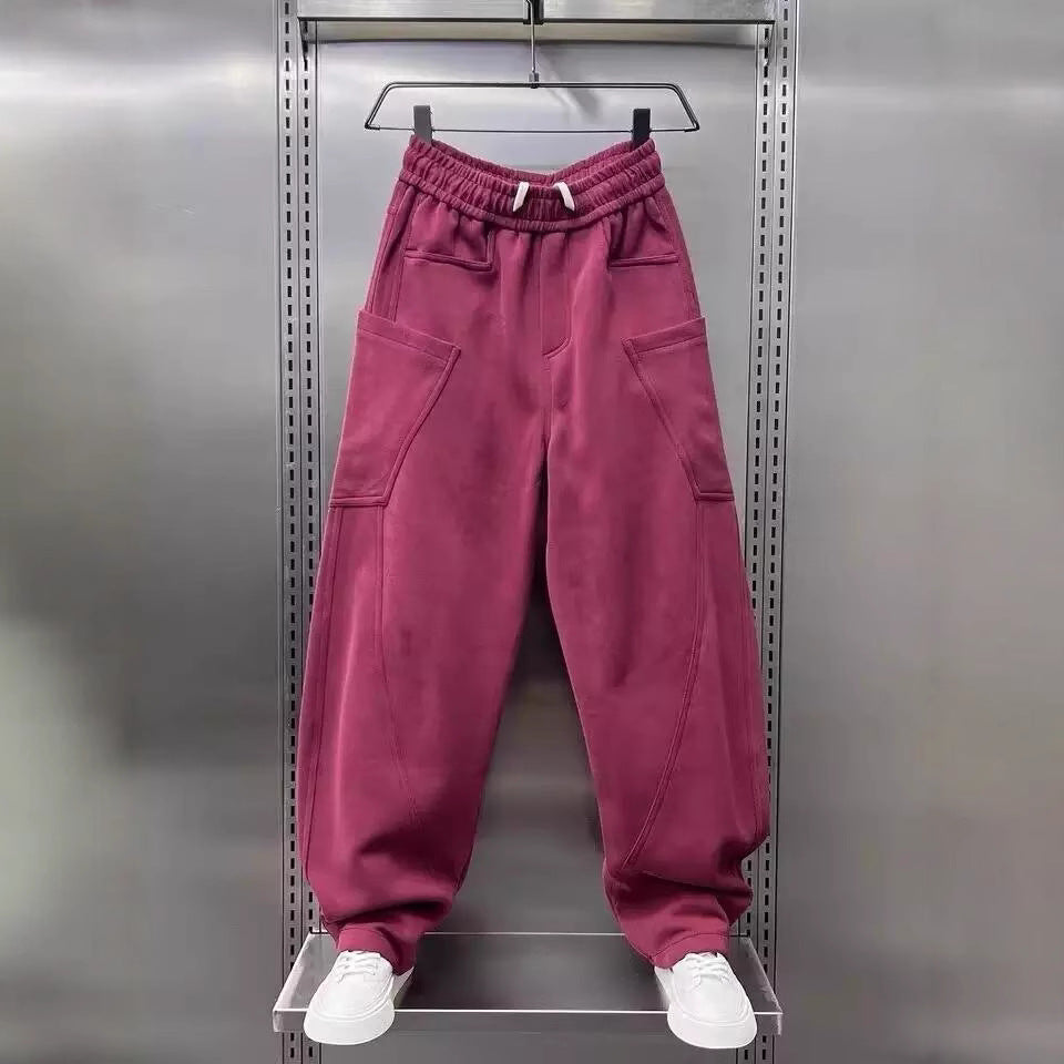 Women's Comfortable Sweatpants with Cargo Pockets