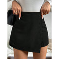 Women's Mini Skirt with Button Details