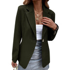 Elegant Women's Blazer with Slim Fit and High-Quality Details
