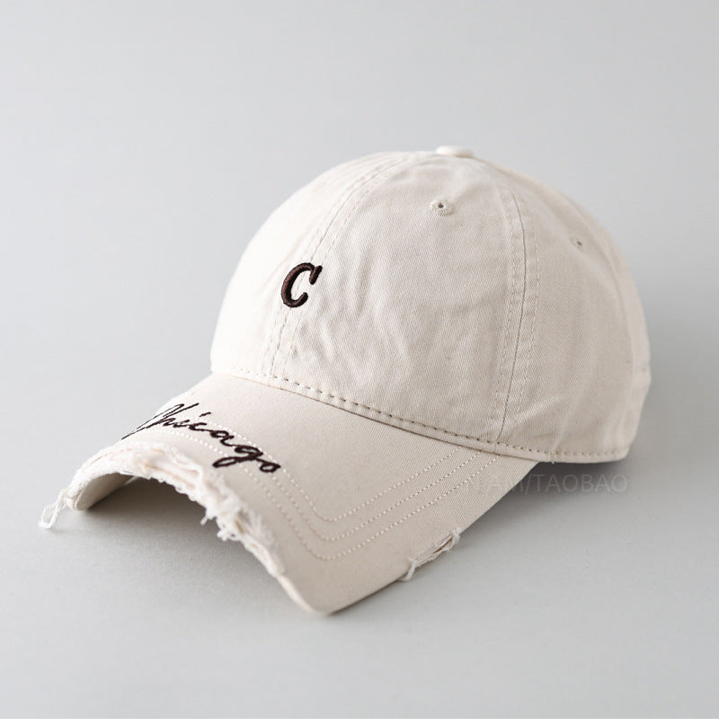 Men's Casual Distressed Baseball Cap