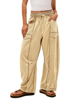 Women's Comfortable Casual Pants with Large Pockets