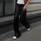 Women's Glitter Palazzo Pants
