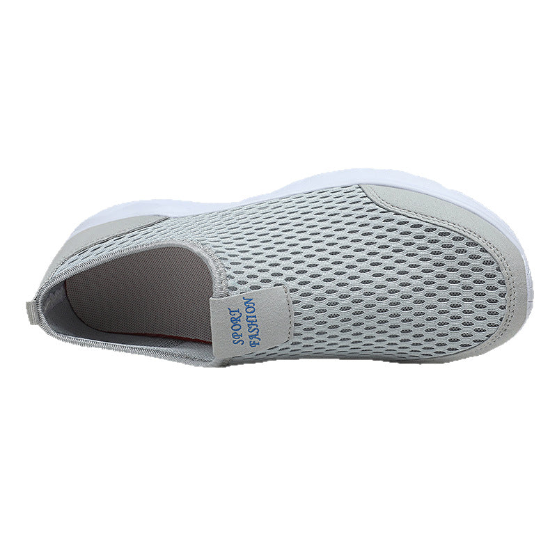 Women's Breathable Slip-On Sneakers with Innovative Surface Structure