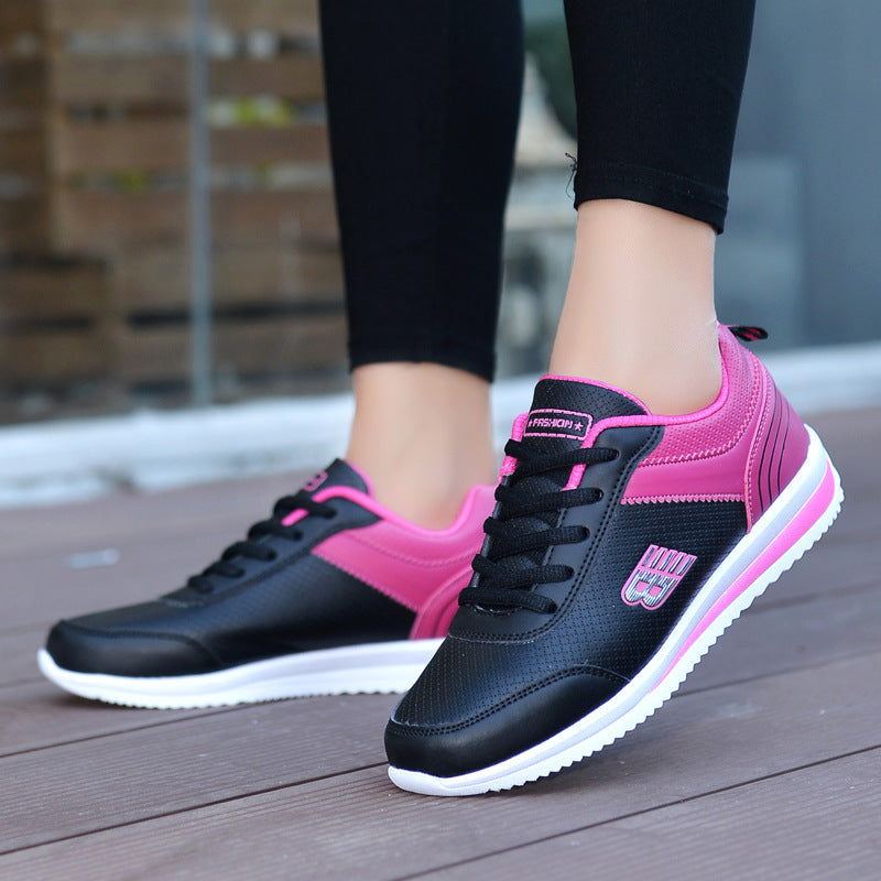 Women's Breathable Casual Sneakers with Flexible Cushioned Footbed