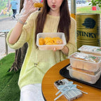 Women's Chunky Knit Sweater with Wide Cut and Fashionable Balloon Sleeves
