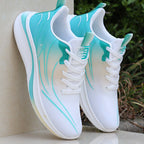 Women's Breathable Casual Sneakers with Flexible Cushioning Technology