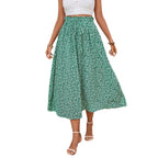 Women's Maxi Skirt with Floral Pattern