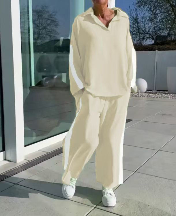 Women's Fashionable Leisure Suit with Sporty Cut