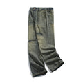 Women's Cargo Jeans with Zipper Pockets