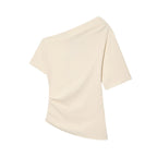 Women's Asymmetrical Draped Top