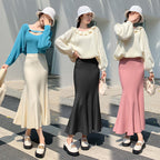Women's Elegant Flared Maxi Skirt in Lightweight Material