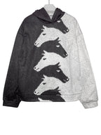 Women's Cozy Horse Print Hoodie