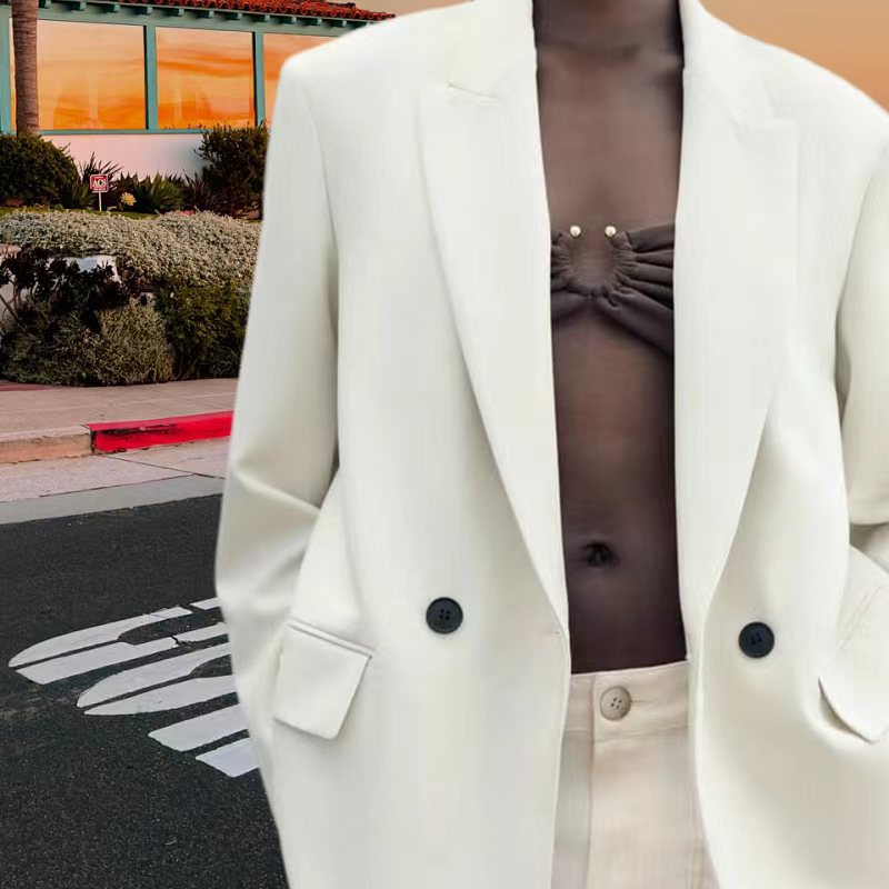 Elegant Double-Breasted Blazer