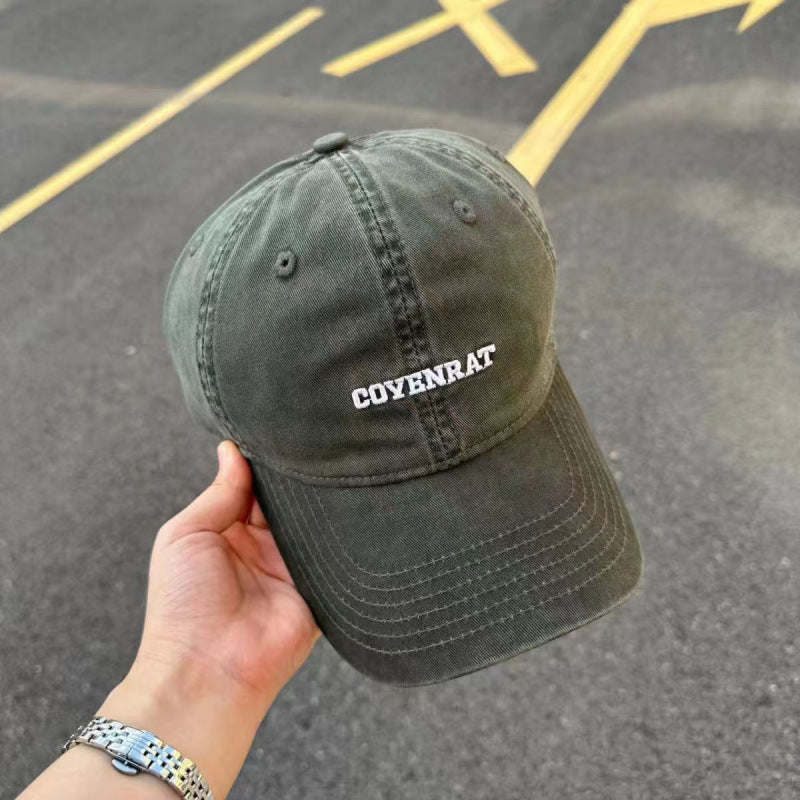 Men's Vintage-Style Cotton Baseball Cap