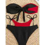 Women's Bandeau Bikini with Refined Accents