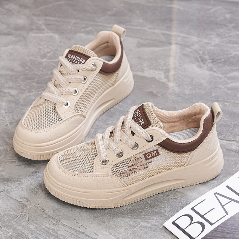 Women's Breathable Casual Sneakers with Mesh Details