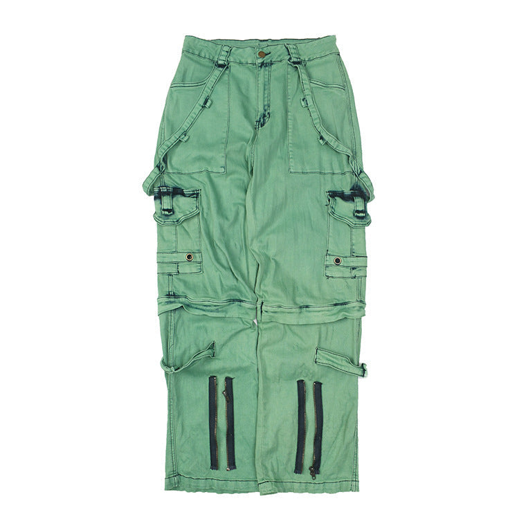Women's Cargo Pants with Multifunctional Pockets and Robust Material