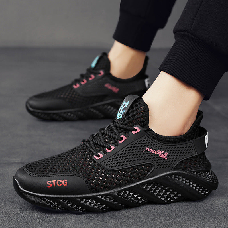 Women's Breathable Mesh Sneakers with Flexible Sole