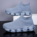 Women's Breathable Knit Running Shoes with Non-Slip Sole