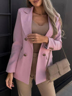 Women's Tailored Double-Breasted Blazer