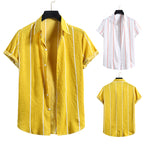 Women's Striped Short-Sleeve Shirt