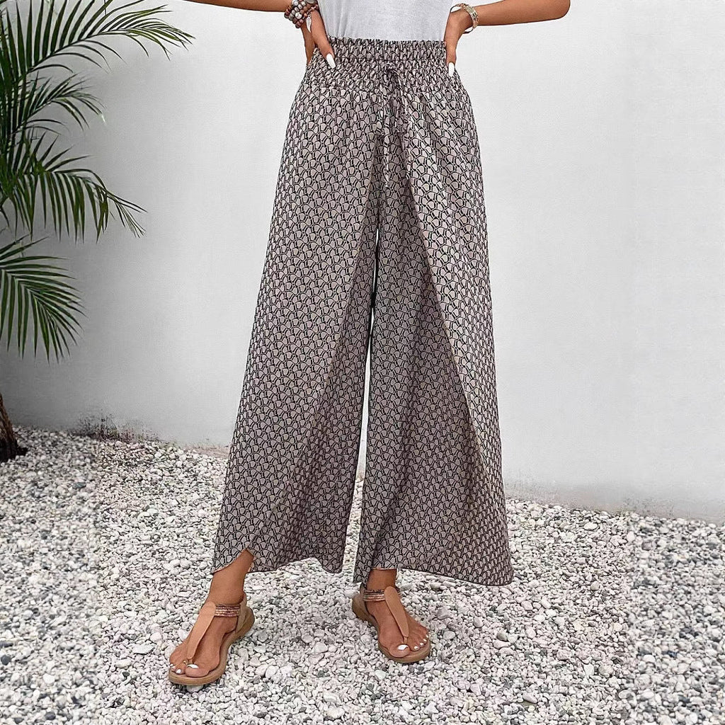 Women's Floral Maxi Skirt with Side Slit