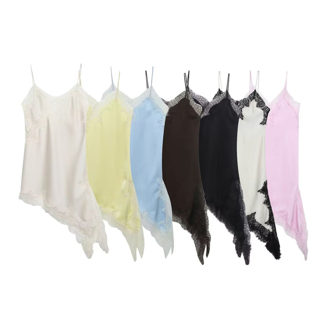 Women's Asymmetrical Spaghetti Strap Top