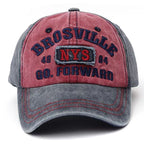Distressed Vintage-Inspired Baseball Cap