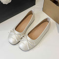 Women's Ballet Flats with Decorative Bow Design