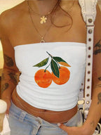 Women's Bandeau Top with Sporty France Design