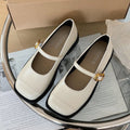 Women's Ballet Flats with Buckle Detail