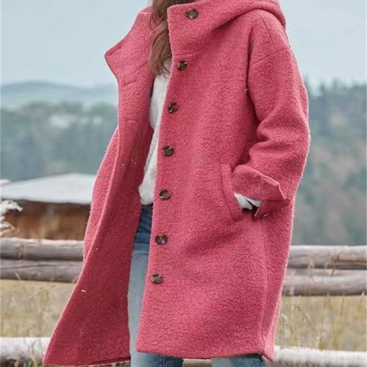 Women's Long-Sleeved Comfort Coat