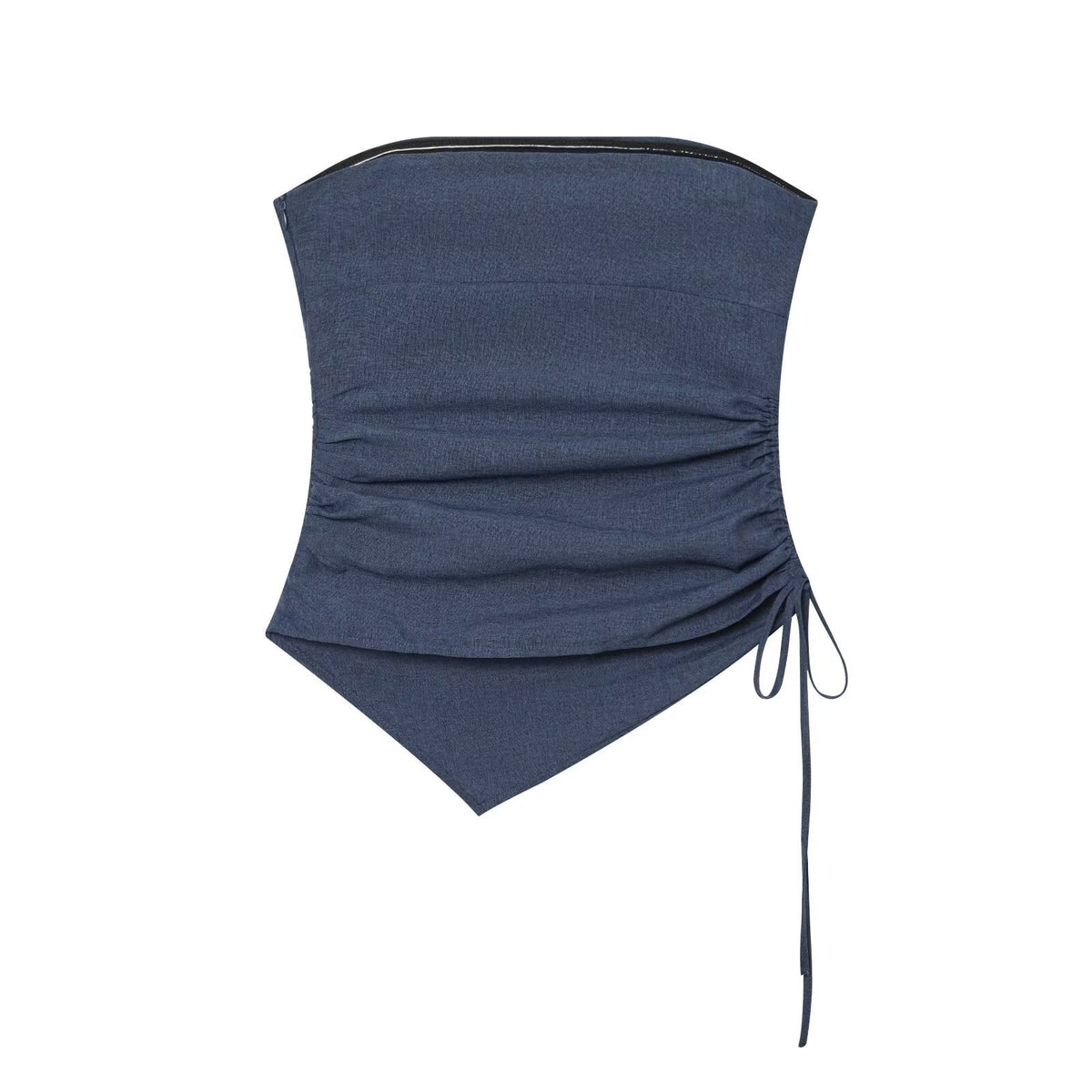 Women's Top with Casual Ruffle Elements