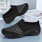 Women's Breathable Slip-On Sneakers with Flexible Sole