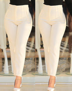 Women's High-Waisted Slimming Trousers