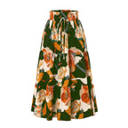 Women's Floral Midi Skirt
