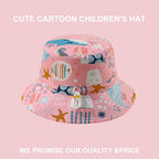 Kids Sun Hat with Fun Motifs