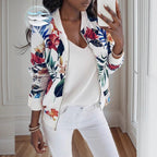 Women's Floral Bomber Jacket